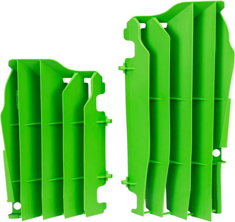Replacement Radiator Louvers Green For Kawasaki KX 450 F