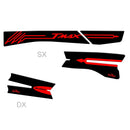 3D Motorcycle Stickers - Swingarm Black For Yamaha TMAX 530 2012>2016