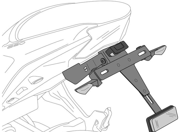 Tail Tidy For Matte Black For Honda X-Adv 2021-Current