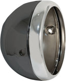 Lucas Style 5-3/4" Side Mount Headlight Shells - 146 MM
