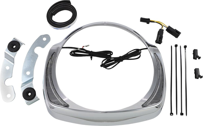 Fang Headlight Bezels For Harley Davidson FLHT 1750 ABS 2019-2022