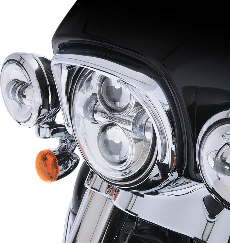Fang Headlight Bezels For Harley Davidson FLHT 1750 ABS 2019-2022