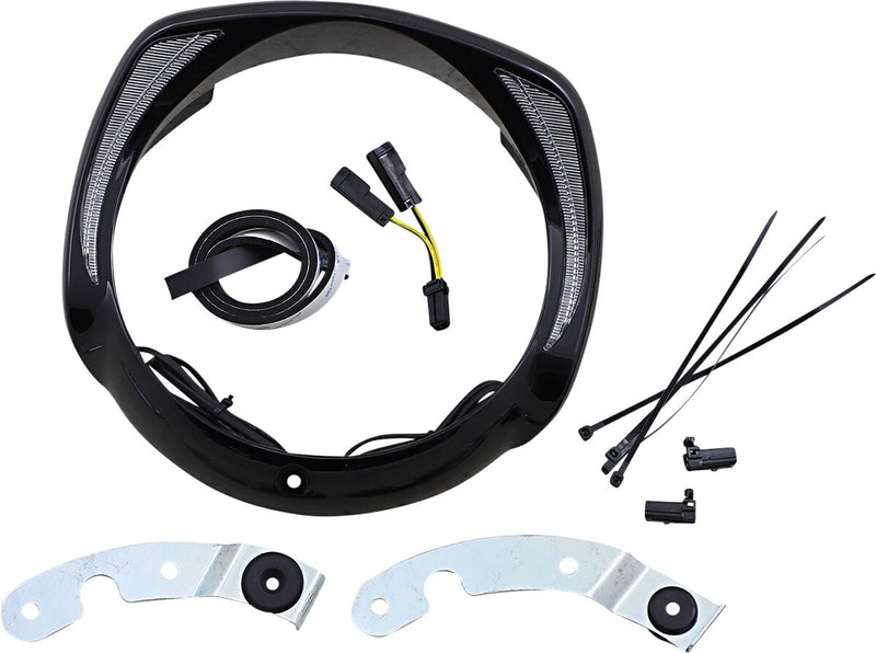 Fang Headlight Bezels For Harley Davidson FLH 1868 ABS 2021