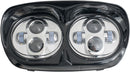Dual LED Headlight Assembly For Harley Davidson FLTR 1450 1999-2003