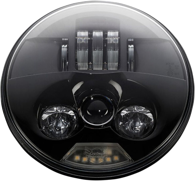 7" ProBeam® LED Headlamp Black For Harley Davidson FLD 1690 2012-2013