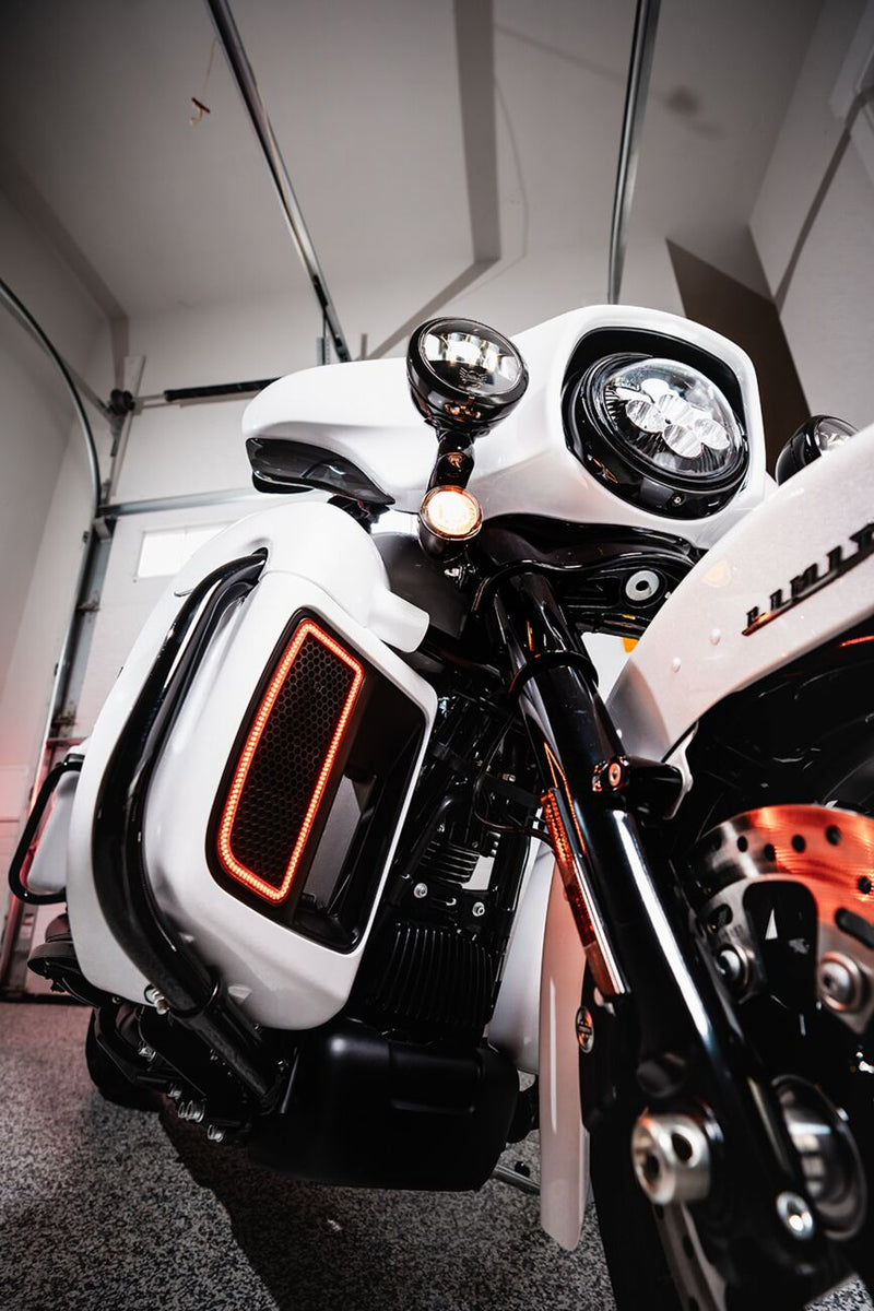 ProBEAM® LED Passing Lamp Black For Harley Davidson FLHR 1450 2005-2006