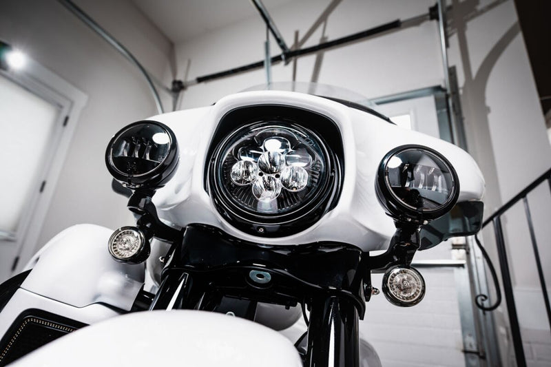 ProBEAM® LED Passing Lamp Black For Harley Davidson FLHR 1450 2005-2006