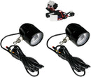 ProBEAM® LED Halo Fog Lamps Clear For Harley Davidson FLHR 1340 1997-1998 - 80 MM