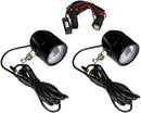 ProBEAM® LED Halo Fog Lamps Black For Harley Davidson FLHX 1584 2010-2011 - 80 MM