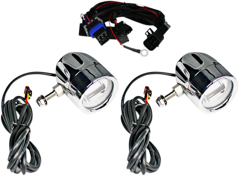 ProBEAM® LED Halo Fog Lamps Clear For Indian CHALLENGER 108 ABS 2020 - 80 MM