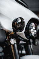 4.5" Passing Lamps With Halo White For Harley Davidson FLHR 1340 1994-1998