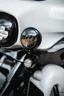 4.5" Passing Lamps With Halo White For Harley Davidson FLHR 1340 1994-1998