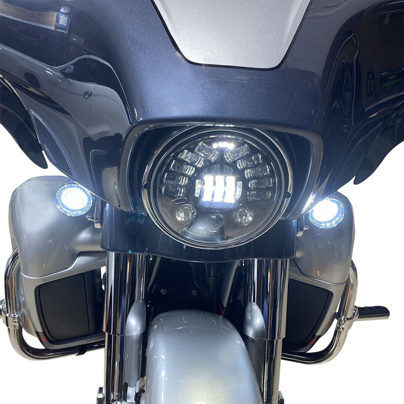 7" Adaptive Headlamp for Indian Clear For Indian CHALLENGER 108 ABS 2020-2024