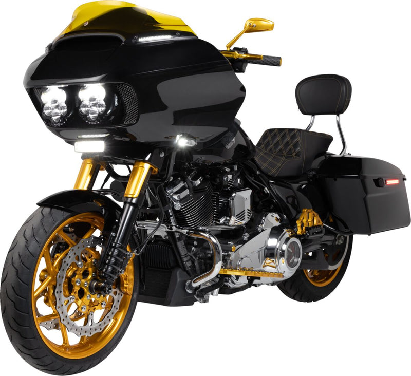 Yellow High Power LED Driving Light Bar White For Harley Davidson FLS 1690 2012-2017 - 16 CM