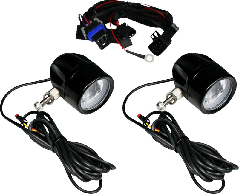 ProBEAM® LED Halo Fog Lamps Black For Indian CHALLENGER 108 ABS 2020-2024 - 80 MM