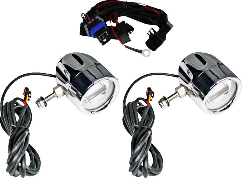 ProBEAM® LED Halo Fog Lamps White For Indian CHALLENGER 108 ABS 2020-2024 - 80 MM