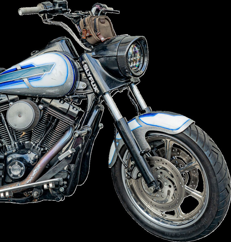 Headlight Trim with Visor For Harley Davidson FLD 1690 2012-2013