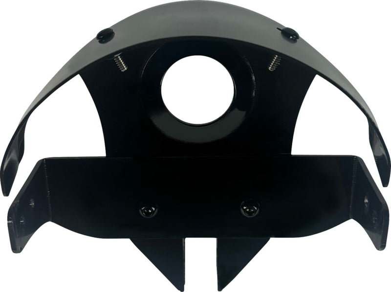 Shark Demon® Performance LED Pedestal Mount Headlight White For Harley Davidson FLSTC 1450 2002-2004