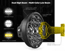 D14 Destroyer LED Headlight Upgrade Kit - Harley-Davidson Street Glide For Harley Davidson FLHX 1690 2014-2016 - 76.2 MM