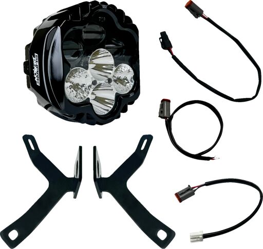 Shark Demon™ LED Headlight Kit White For Harley Davidson FLS 1690 2012-2017