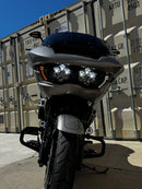 Shark Demon® 2 Dual Headlight Kit White For Harley Davidson FLTRX 1923 ABS 2024-2025