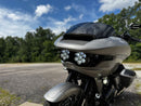 Shark Demon® 2 Dual Headlight Kit White For Harley Davidson FLTRX 1923 ABS 2024-2025