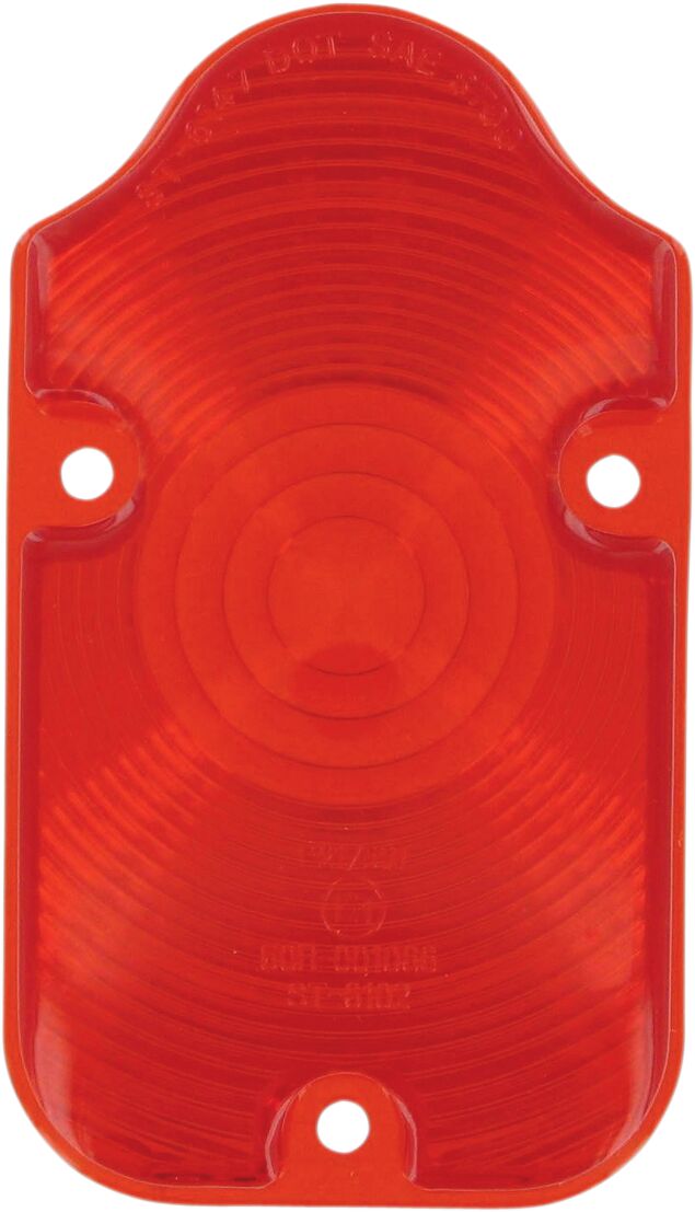 Tombstone Taillight Lens Red | Vendor No 12-0400-L