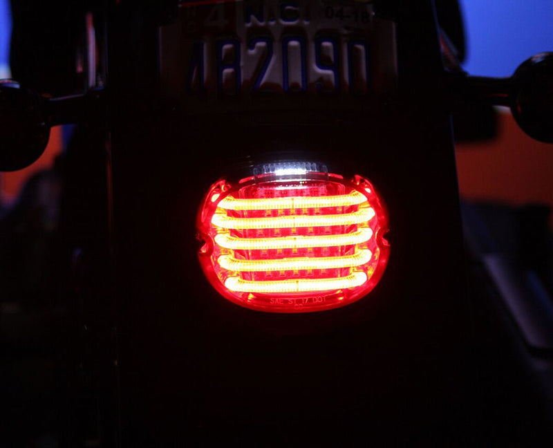 ProBEAM® Low-Profile LED Taillight Kit Red For Harley Davidson XLH 1200 1999-2003