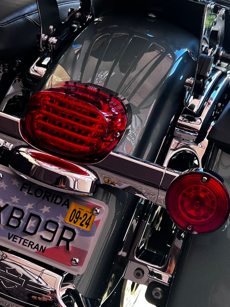 ProBEAM® Squareback LED Taillight Kit Red For Harley Davidson FLD 1690 ABS 2012-2016