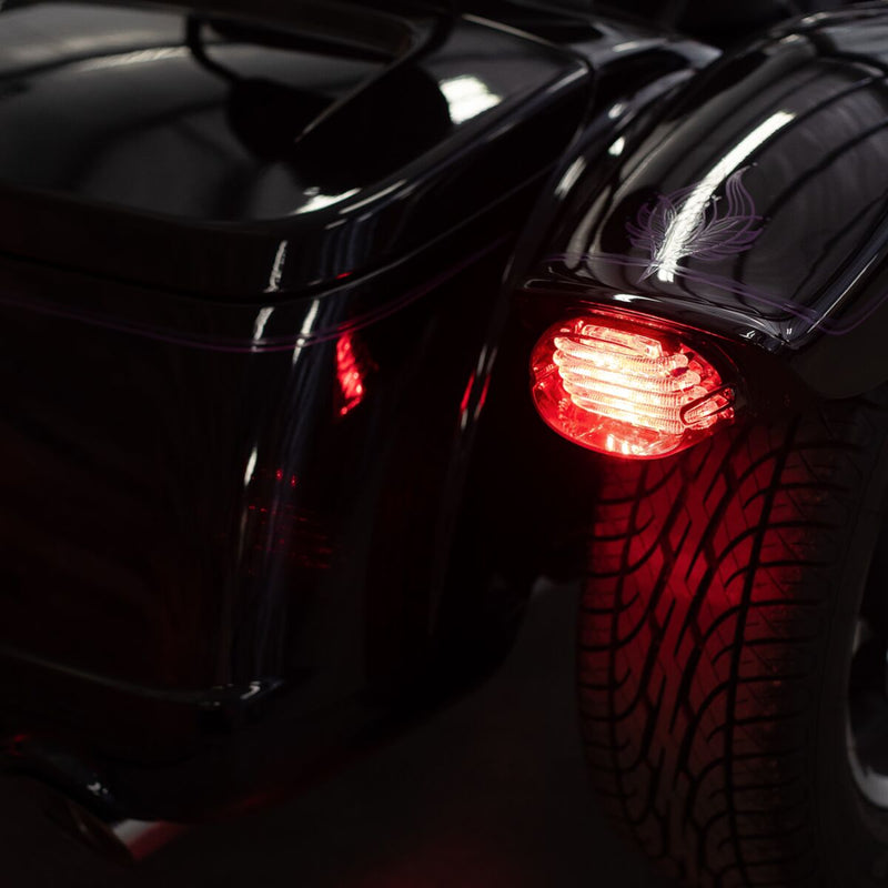 ProBEAM® Squareback LED Taillight Kit Smoke For Harley Davidson FLD 1690 2012-2013