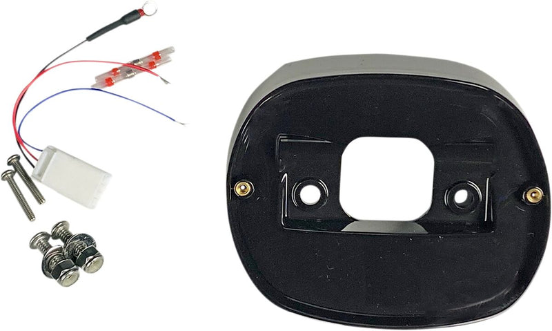Taillight Baseplate for Harley-Davidson Black For Harley Davidson FL 1200 1973-1977