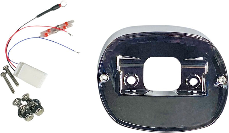 Taillight Baseplate for Harley-Davidson Chrome For Harley Davidson FL 1200 1973-1977