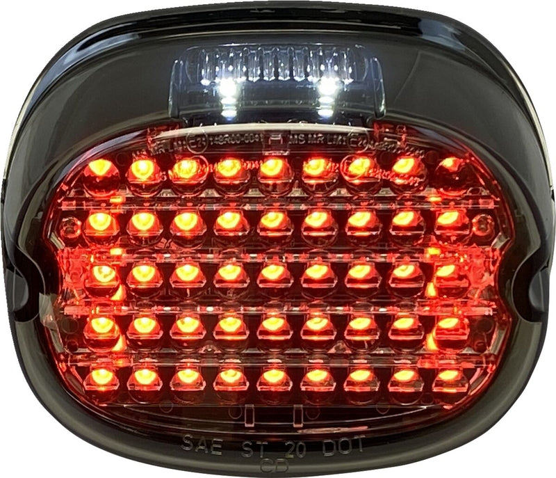 Low Profile LED Taillight Smoke For Harley Davidson FLD 1690 2012-2013