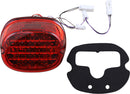 Low Profile LED Taillight With Integrated Auxiliary Turn Signals Red For Harley Davidson XR 1200 2009-2010