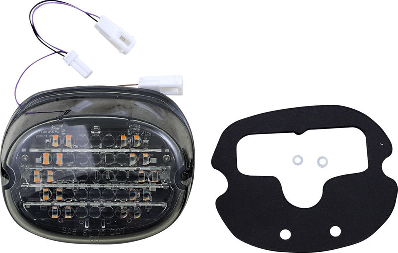 Low Profile LED Taillight With Integrated Auxiliary Turn Signals Red For Harley Davidson XR 1200 2008