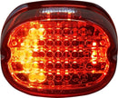 Low Profile LED Taillight With Integrated Auxiliary Turn Signals Red For Harley Davidson FLD 1690 2012-2013