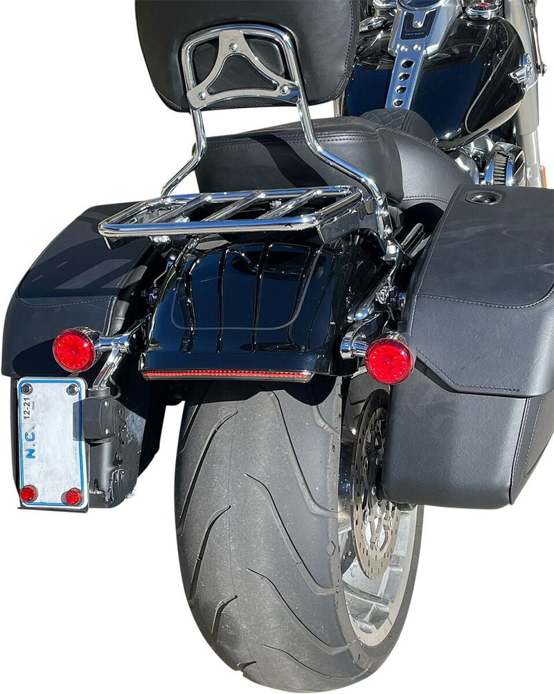 Integrated Taillight With Turn Signals Red For Harley Davidson FLFB 1750 ABS 2018-2020
