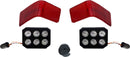 LED Tour-Pak Run/Brake Lights With Lenses Red For Harley Davidson FLTRU 1584 ABS 2011