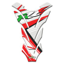 3D Motorcycle Stickers - Tank Pad White For Yamaha YZF-R6