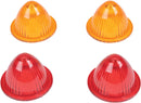 Mini Retro-Style Marker Light Amber / Red | Vendor No 20-6053SB-A/R