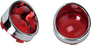 Visor-Style Bezel And Lens For Deuce-Style Turn Signals Red | Vendor No L22-6828R