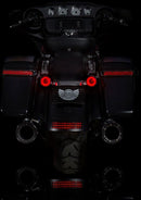 ProBEAM® Red LED Turn Signals With Red Lenses Red For Harley Davidson FLFB 1750 ABS 2018-2019