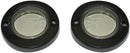 ProBEAM® Flat Bezel Turn Signal Adapters Smoke For Harley Davidson FLHR 1340 1994-1998