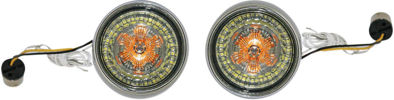 ProBEAM® Ringz Bullet Bezel LED Turn Signal Chrome