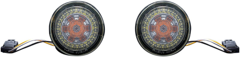 ProBEAM® Amber/White Dynamic Ringz™ Smoke For Harley Davidson XR 1200 X 2011-2012