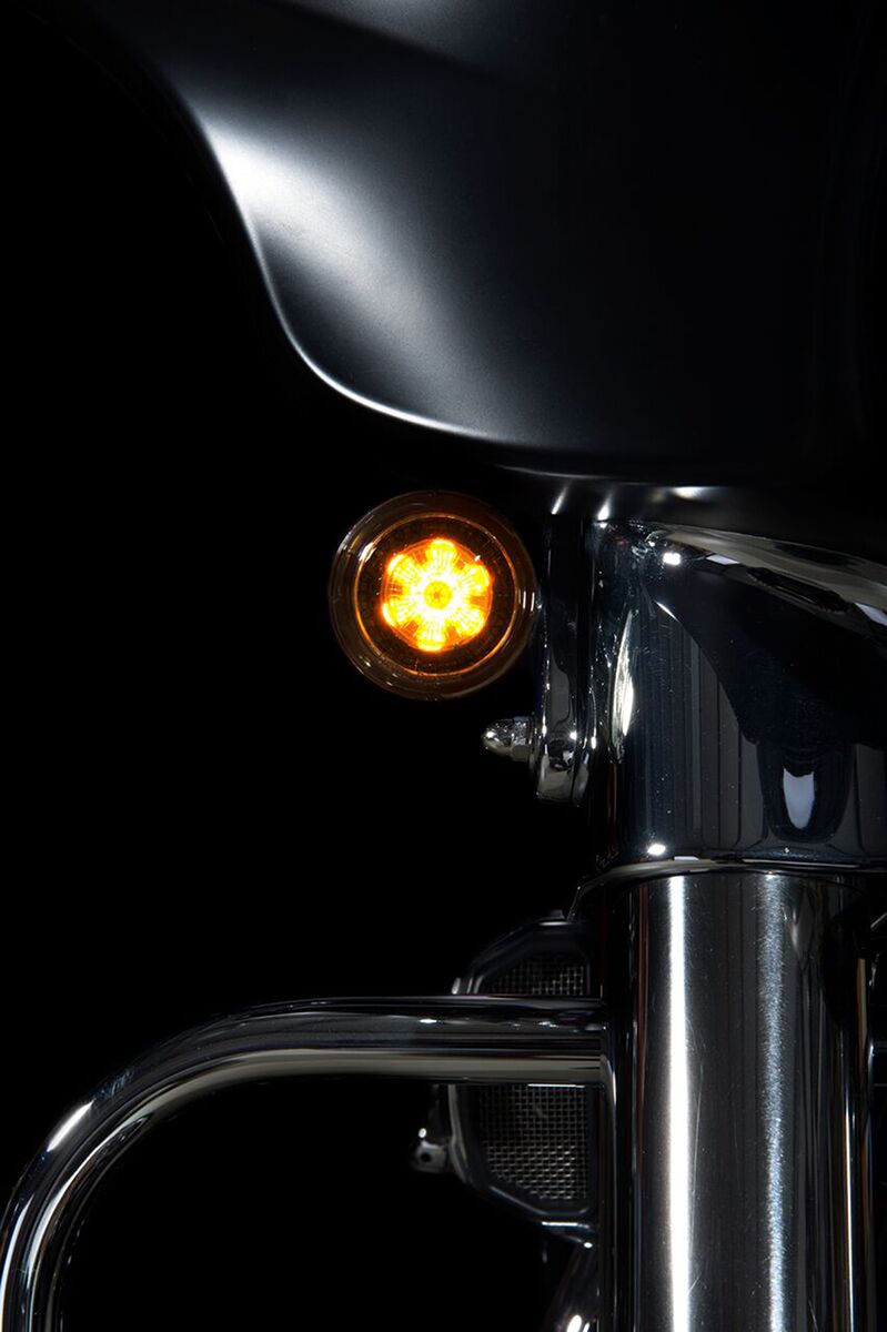 ProBEAM® Amber/White Dynamic Ringz™ Smoke For Harley Davidson XR 1200 X 2011-2012