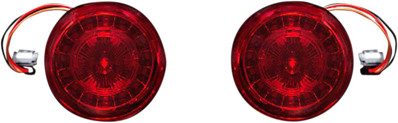 ProBEAM® Red LED Turn Signals With Red Lenses Red For Harley Davidson FLSB 1750 ABS 2018-2024
