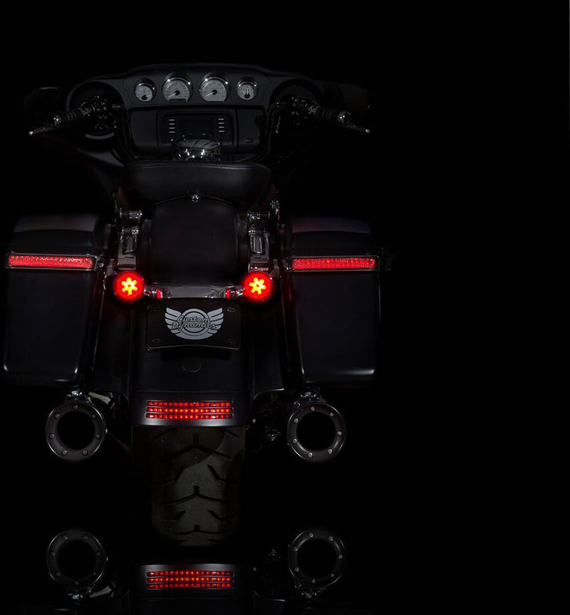 ProBEAM® Red LED Turn Signals With Red Lenses Red For Harley Davidson FLSB 1750 ABS 2018-2024