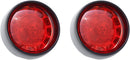 ProBeam® Bullet Bezel Rear LED Turn Signal Inserts Red For Harley Davidson FLD 1690 2012-2013