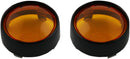 Bezel/Lenses for ProBEAM® Bullet Turn Signals Black For Harley Davidson FLD 1690 2012-2013